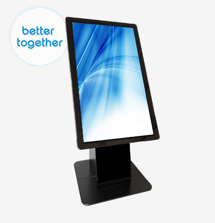 Element SSK-E Kiosk, 21.5" Touch Display, Intel Baytrail J1900 Processor, 8GB RAM, 128GB SSD Storage, Windows 10, Includes Counter Stand