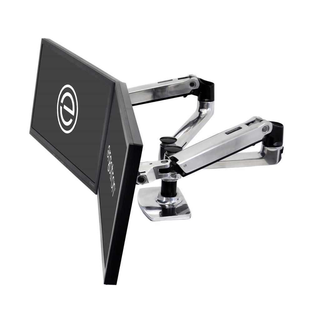 ERGOTRON LX DUAL SIDE-BY-SIDE ARM ALU