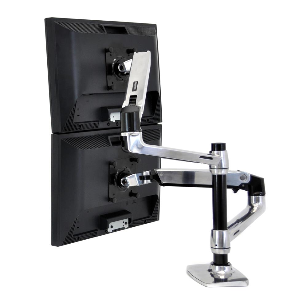 ERGOTRON LX DUAL STACKING ARM ALU