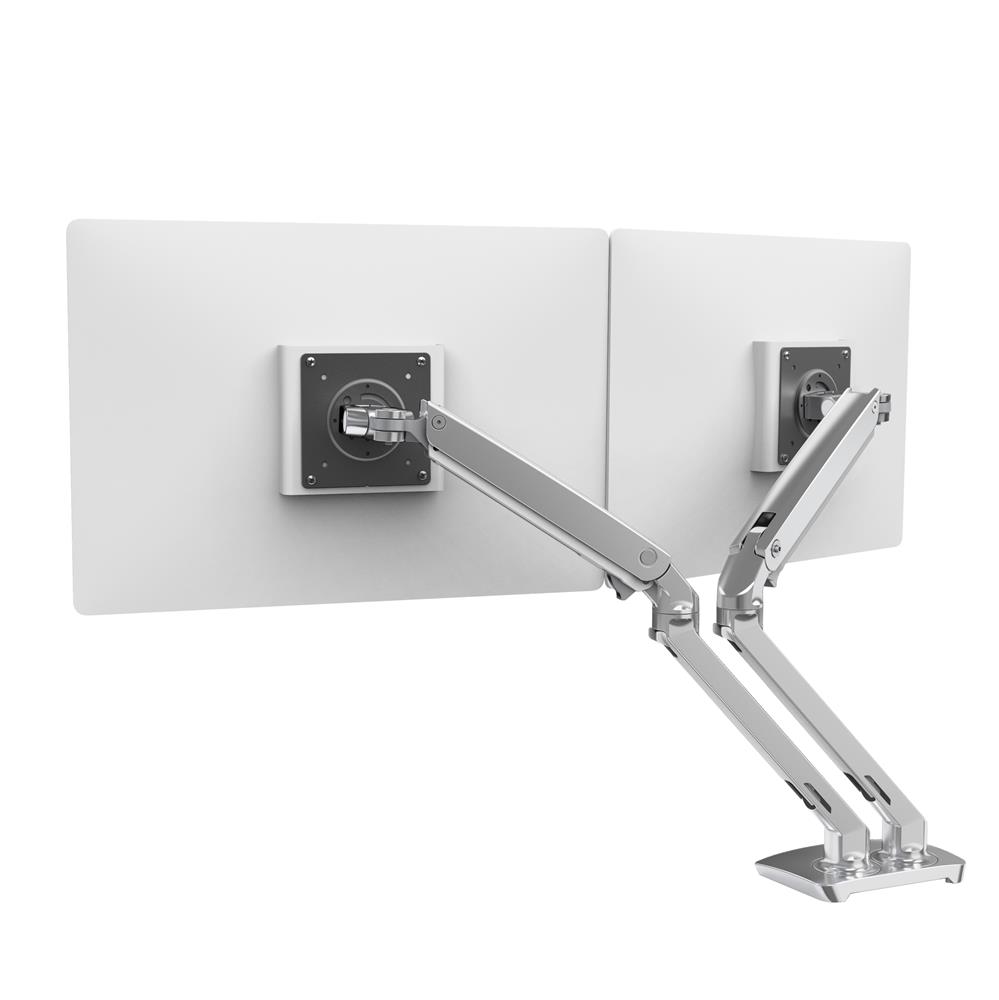 ERGOTRON MXV DESK DUAL MONITOR ARM POLISHED-ALU