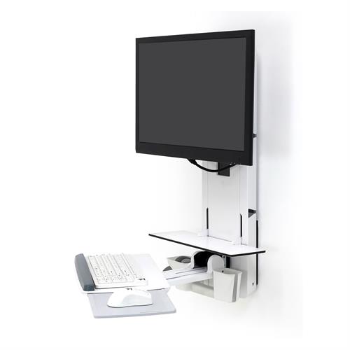 ERGOTRON PATIENT ROOM VL18 STS WM WHITE